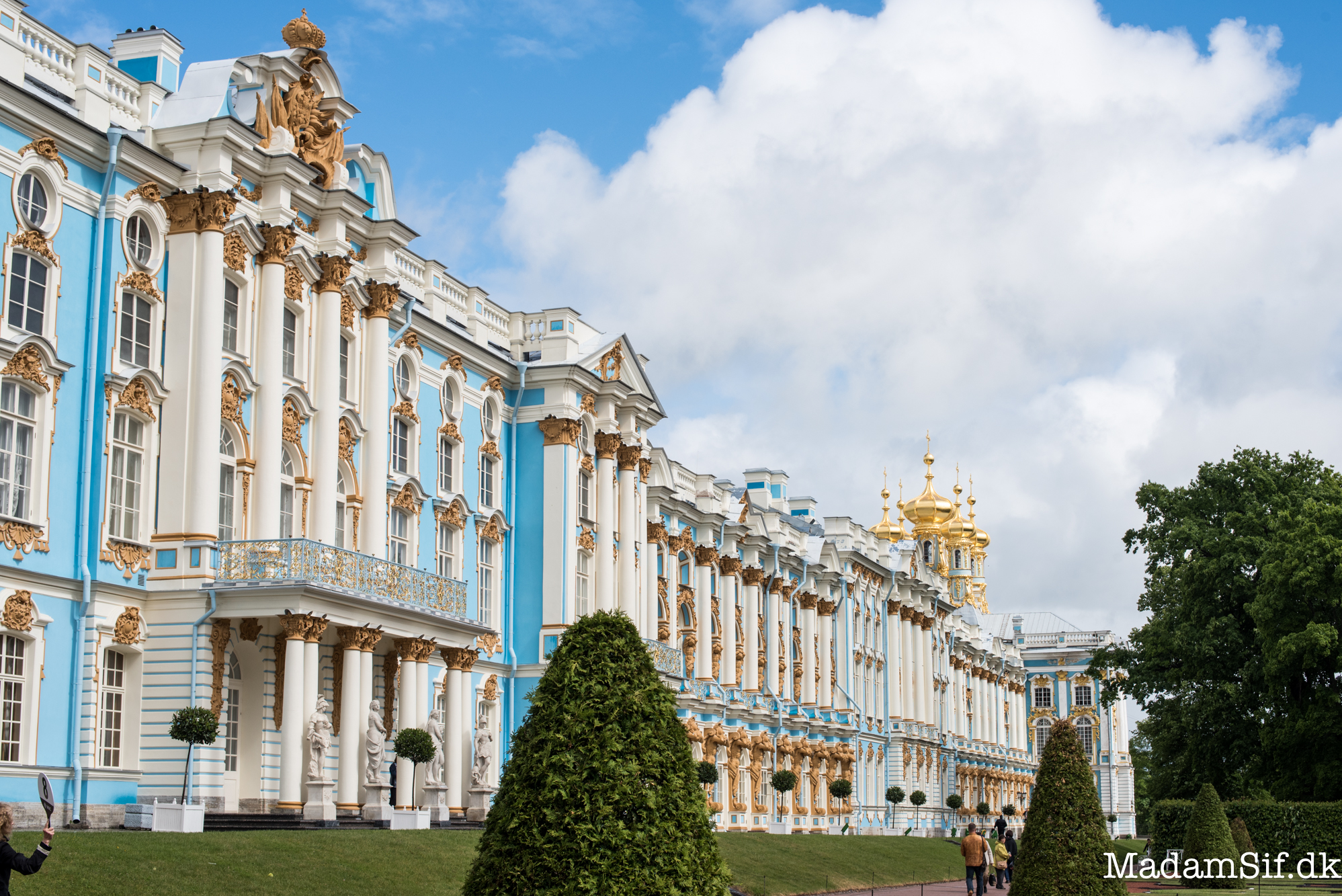 Sommerpaladset i Pushkin, Rusland.