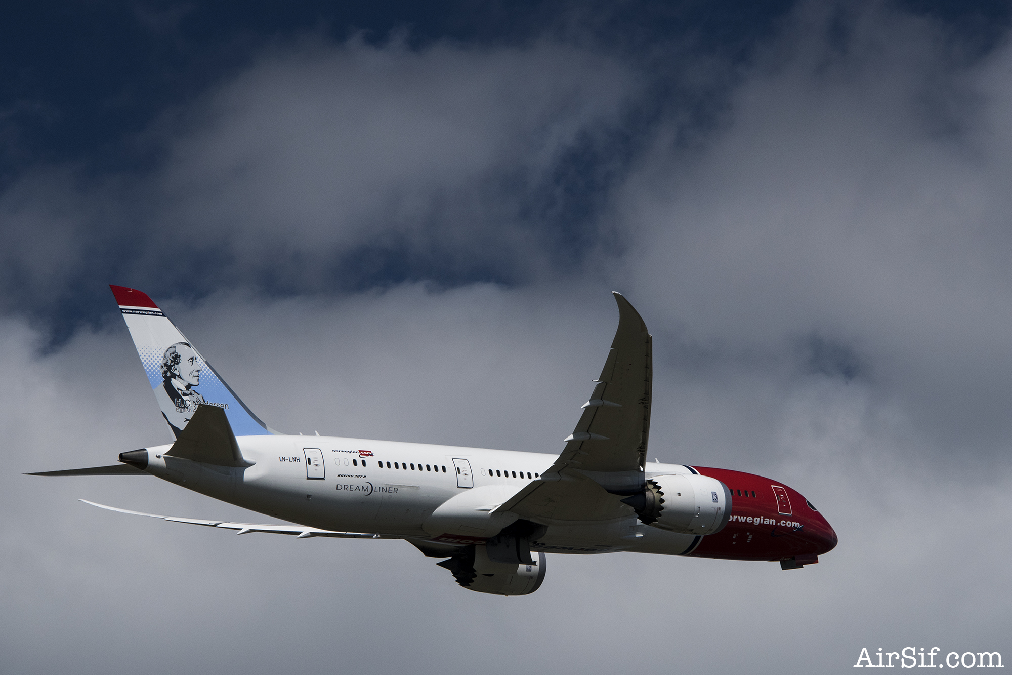 En af Norwegians smukke Dreamlinere. Som jeg skal flyve hjem på. Woh!