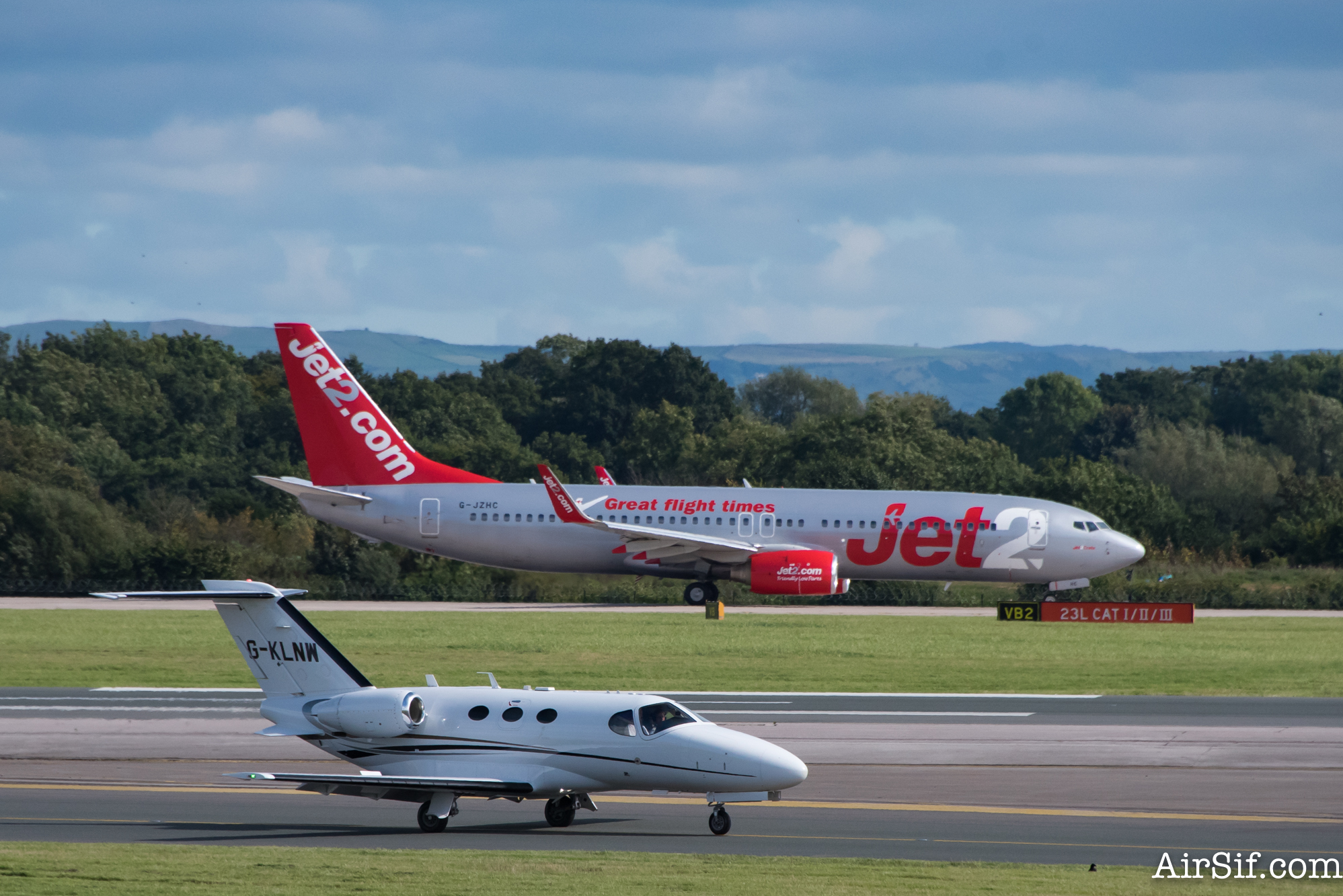 Cessna Citation Mustang - et meget lille fly.